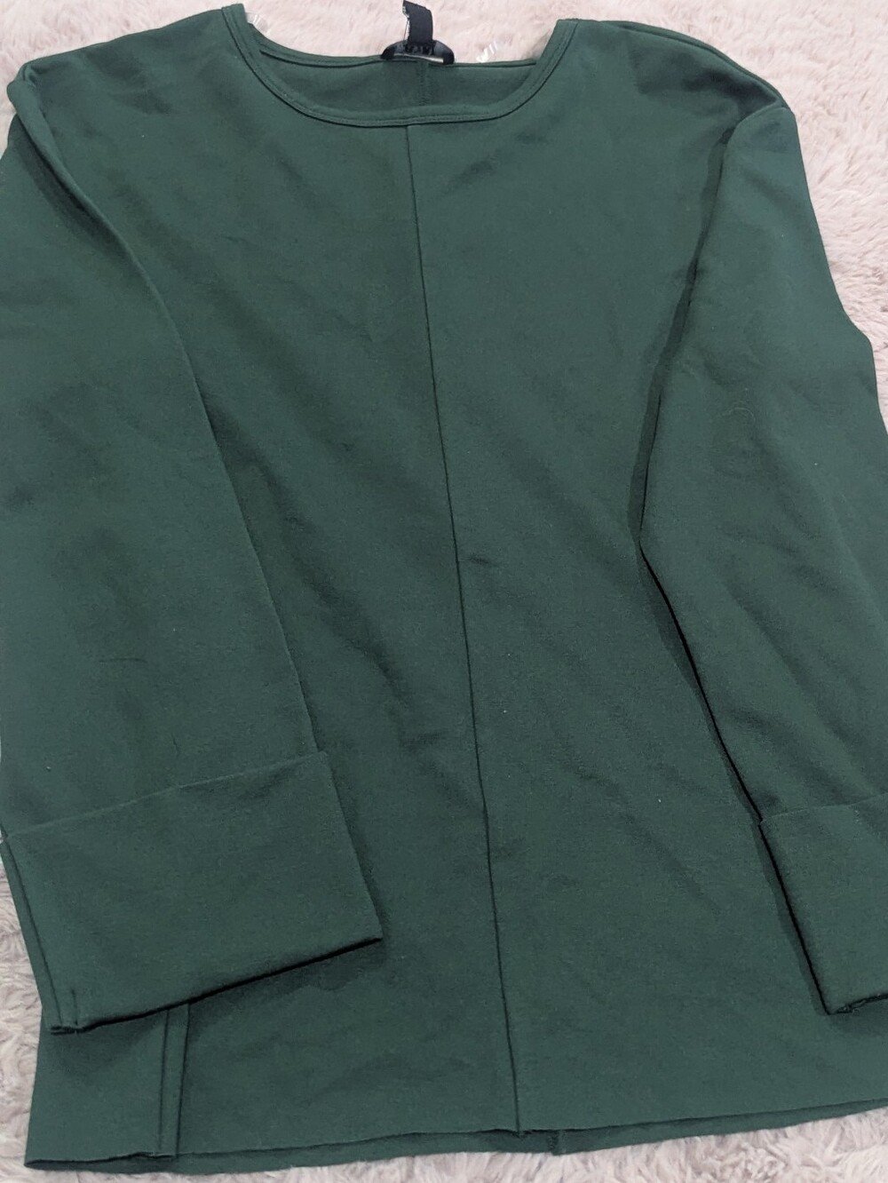 Jones New York Dark Green Ponte Long Sleeve Jacket